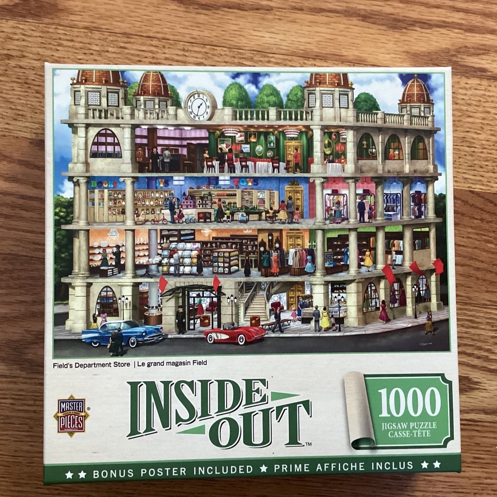 Master Pieces  1000 Piece  " Field's Department Store "  Puzzle
